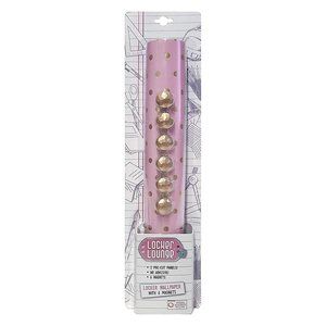 Locker Lounge™ Dotted Wallpaper With Magnets, Pack Of 2 sheets - Pink